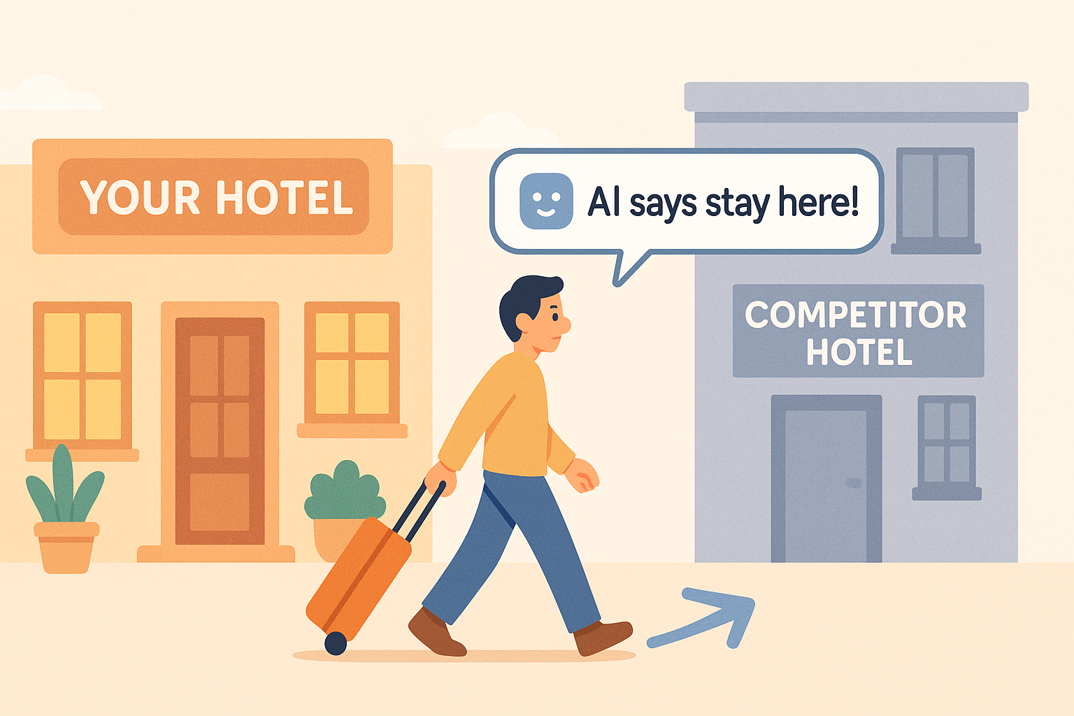 Reveal Pilot AI visibility dashboard for hotels